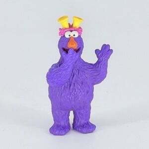 Sesame Street Honker Monster Purple PVC Figure Fill-A-Bus 3″ SeaWorld Rare HTF
